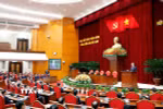 Tổng Bí thư Tô Lâm phát biểu bế mạc Hội nghị lần thứ 14 Ban Chấp hành Trung ương Đảng khóa XIII. (Ảnh: Thống Nhất/TTXVN)