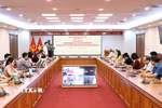 Toạ đàm Những nội dung cốt lõi của ngoại giao Việt Nam và cách thức sử lý các vấn đề nóng trong lĩnh vực ngoại giao đối ngoại. (Ảnh: An Đăng/TTXVN)