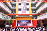 Trường Trung học cơ sở Ngô Sĩ Liên. (Ảnh: Thanh Tùng/TTXVN)