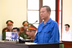 Bị cáo Nguyễn Cao Bằng tại phiên tòa. (Ảnh: Bùi Giang/TTXVN)