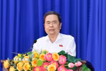 Chủ tịch Quốc hội Trần Thanh Mẫn phát biểu. (Ảnh: Doãn Tấn/TTXVN)