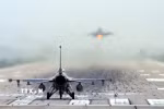 Máy bay chiến đấu F-16 của Không lực Mỹ. (Ảnh: Yonhap/TTXVN phát)
