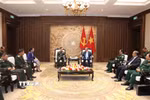 Tổng Bí thư, Chủ tịch nước Tô Lâm tiếp Đại tướng Khamliang Outhakaysone, Ủy viên Bộ Chính trị, Phó Thủ tướng, Bộ trưởng Quốc phòng Lào. (Ảnh: Thống Nhất/TTXVN)