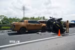 Không giữ khoảng cách an toàn, 12 ôtô gặp tai nạn trên hai cao tốc