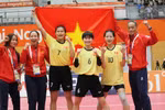 Đội tuyển Cầu mây Việt Nam giành huy chương Vàng tại ASIAD 2026. (Nguồn: Cục Thể dục Thể thao Việt Nam)