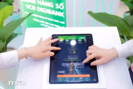 Vietcombank là đơn vị luôn đi đầu trong chuyển đổi số. (Ảnh: Trần Việt/TTXVN)