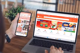 Người dùng chỉ nên mua sắm tại ứng dụng chính thức của sàn TMĐT. (Ảnh: PV/Vietnam+)
