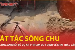 Gần 300 cảnh sát bao vây, triệt phá đường dây "cát tặc" quy mô lớn ở Thanh Hóa