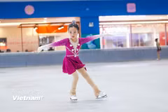 Giải vô địch trẻ Trượt băng quốc gia năm 2026 diễn ra trong hai ngày 17/10 và 18/10 tại Hà Nội. (Ảnh: Việt Anh/Vietnam+)