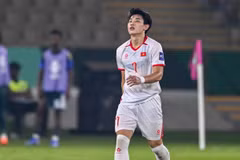 Tiền đạo Đình Bắc ghi bàn thắng duy nhất giúp U23 Việt Nam giành chiến thắng 1-0 trước chủ nhà U23 Saudi Arabia. (Ảnh: afc)