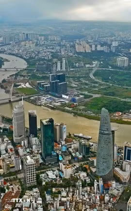 Thành phố Hồ Chí Minh - trung tâm kinh tế, văn hóa, du lịch đầu tàu của cả nước. (Ảnh: Vũ Sinh/TTXVN)