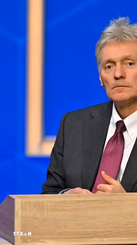 Người phát ngôn Điện Kremlin, ông Dmitry Peskov, tại Moskva ngày 19/12/2025. (Ảnh: AA/TTXVN)
