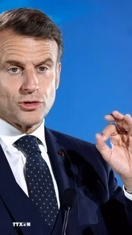 Tổng thống Pháp Emmanuel Macron. (Ảnh: IRNA/TTXVN)