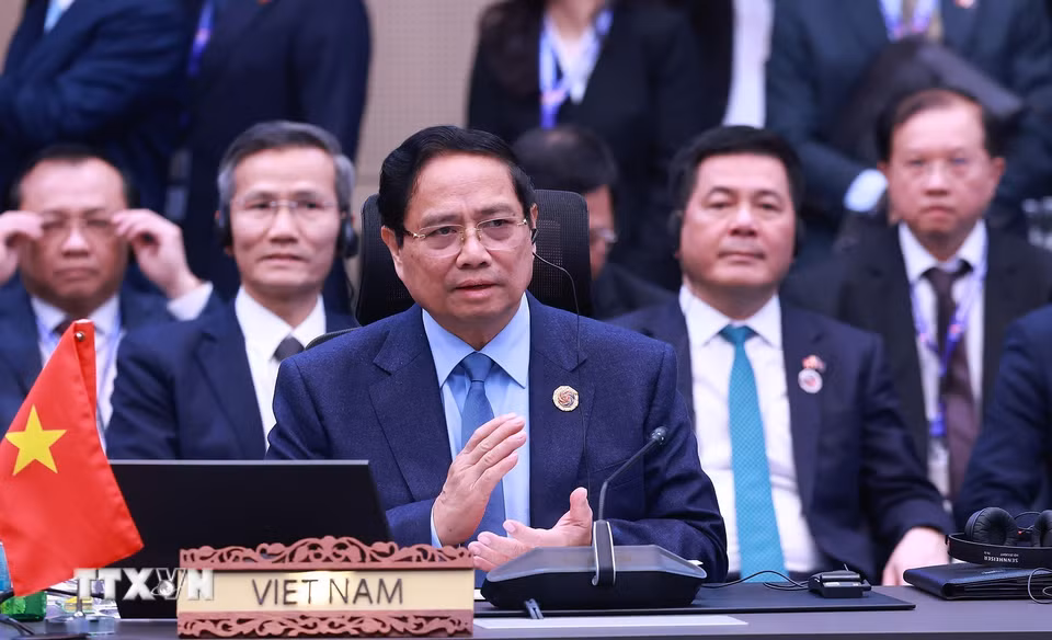 Thủ tướng Phạm Minh Chính tham dự Hội nghị Cấp cao ASEAN-Hàn Quốc lần thứ 26 diễn ra tại Kuala Lumpur, Malaysia. (Ảnh: Dương Giang/TTXVN)