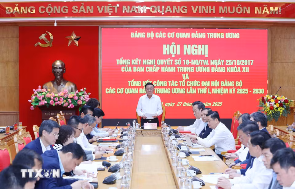Đồng chí Trần Cẩm Tú phát biểu chỉ đạo. (Ảnh: Phương Hoa/TTXVN)