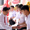 Khai giảng năm học mới tại trường THPT Vĩnh Thạnh (xã Vĩnh Thạnh, Cần Thơ). (Ảnh: Ánh Tuyết/TTXVN) 