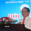 Phó Chủ tịch Ủy ban Nhân dân thành phố Cần Thơ Nguyễn Văn Khởi phát biểu tại hội nghị. (Ảnh: Thu Hiền/TTXVN)