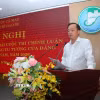 Phó Bí thư Thường trực Tỉnh ủy Cà Mau Huỳnh Quốc Việt phát biểu chỉ đạo tại hội nghị. (Ảnh: Chanh Đa/TTXVN)