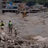 Khu vực bị tàn phá do thảm họa lũ quét và sạt lở ở Nuwakot, Nepal. (Ảnh: THX/TTXVN phát)