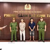 Các đối tượng bị khởi tố. (Ảnh: TTXVN phát)