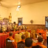 Buổi lễ thể hiện tinh thần hiếu đạo, ân nghĩa, là lòng biết ơn sâu sắc đối với tổ tiên, với tiền nhân đã dày công xây dựng và gìn giữ non sông. (Ảnh: Đỗ Sinh/TTXVN)
