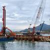 Khánh Hòa triển khai các dự án hạ tầng khung cảng Cà Ná và các trung tâm logistics theo quy hoạch. (Ảnh: Xuân Triệu/TTXVN)