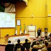 Đoàn đại biểu chính trị cấp cao Quân đội Nhân dân Việt Nam, một số sỹ quan quân đội Algeria và kiều bào Việt Nam tại Algeria xem bộ phim tài liệu “Việt Nam-Algeria: Xa mà gần”. (Ảnh: Mạnh Hùng/TTXVN)