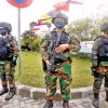 Lực lượng an ninh được triển khai tại thủ đô Phnom Penh. (Ảnh minh hoạ: Nguồn Phnompenhpost.com)
