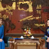 Phó Thủ tướng Phạm Thị Thanh Trà tiếp bà Silvia Danailov, Trưởng đại diện Quỹ Nhi đồng Liên hợp quốc tại Việt Nam. (Ảnh: Tuấn Anh/TTXVN)