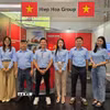 Đại diện doanh nghiệp Việt Nam tham gia triển lãm INTERSCHUTZ 2026. (Ảnh: Vũ Hiệp/TTXVN)