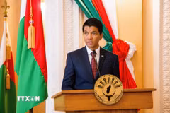 Tổng thống Madagascar Andry Rajoelina. (Ảnh: AFP/TTXVN)