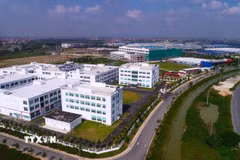 Khu công nghiệp Hòa Phú, Khu công nghiệp đầu tiên ở Hiệp Hòa - Trung tâm công nghiệp mới của tỉnh Bắc Ninh. (Ảnh: Việt Hùng/TTXVN)