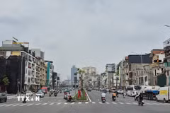 Đường Vành đai 1 đoạn Hào Nam-Hoàng Cầu. (Ảnh: Nguyễn Thắng/TTXVN)