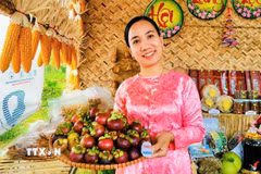 Sản phẩm trái cây của nông dân xã Tiên Phước, thành phố Đà Nẵng. (Ảnh: Trần Tĩnh/TTXVN)