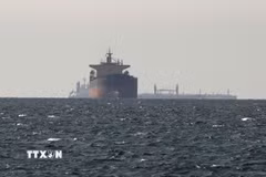 Quang cảnh eo biển Hormuz. (Ảnh: THX/TTXVN phát)