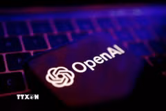 Biểu tượng của Hãng OpenAI. (Ảnh: REUTERS/TTXVN)