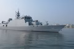 Tàu săn ngầm INS Malwan. (Nguồn: The Week)