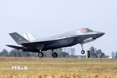 Tiêm kích F-35A Lightning II của Mỹ. (Ảnh: ANI/TTXVN phát)