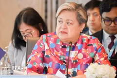 Ngoại trưởng Philippines Theresa Lazaro. (Ảnh: Nikkei Asia/TTXVN)
