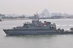 Tàu rà phá thủy lôi Ongjin. (Nguồn: Yonhap)