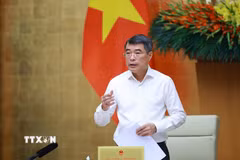 Thủ tướng Lê Minh Hưng chủ trì phiên họp. (Ảnh: Dương Giang/TTXVN)