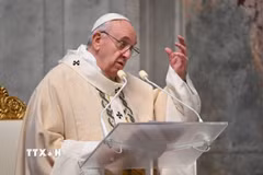 Giáo hoàng Francis. (Ảnh: IRNA/TTXVN)