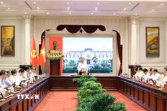 Tổng Bí thư, Chủ tịch nước Tô Lâm phát biểu chỉ đạo. (Ảnh: Thống Nhất/TTXVN)