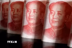 Đồng nhân dân tệ của Trung Quốc. (Ảnh: Reuters/TTXVN)