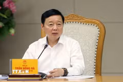 Phó Thủ tướng Trần Hồng Hà phát biểu chỉ đạo. (Ảnh: Văn Điệp/TTXVN)