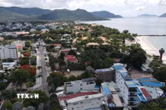 Khu Trung tâm đặc khu Côn Đảo. (Ảnh: Huỳnh Sơn/TTXVN)