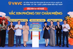 VNVC chính thức ra mắt và triển khai tiêm vaccine phòng tay chân miệng do EV71.