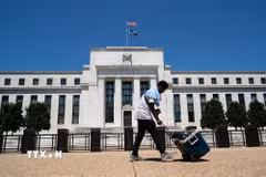 Trụ sở Cục dự trữ liên bang Mỹ ở Washington DC. (Ảnh: THX/TTXVN)