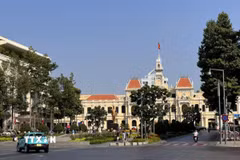 Thành phố Hồ Chí Minh trời có mây, ngày nắng; chiều tối và đêm có mưa rào và dông vài nơi. (Ảnh: Thanh Vũ/TTXVN)