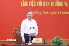 Tổng Bí thư, Chủ tịch nước Tô Lâm phát biểu chỉ đạo. (Ảnh: Thống Nhất/TTXVN)